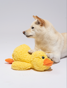 [FOFOS]- Cuddle Duck Heartbeat Toy & Mat