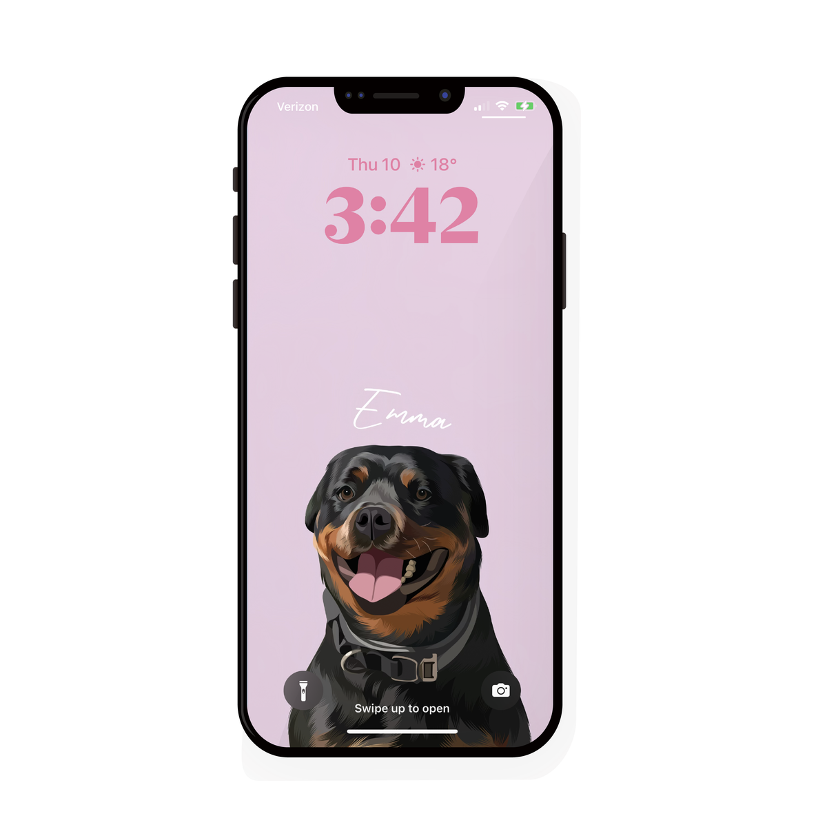 Hand-Drawn Custom Screen Wallpaper Unique To Your Pet