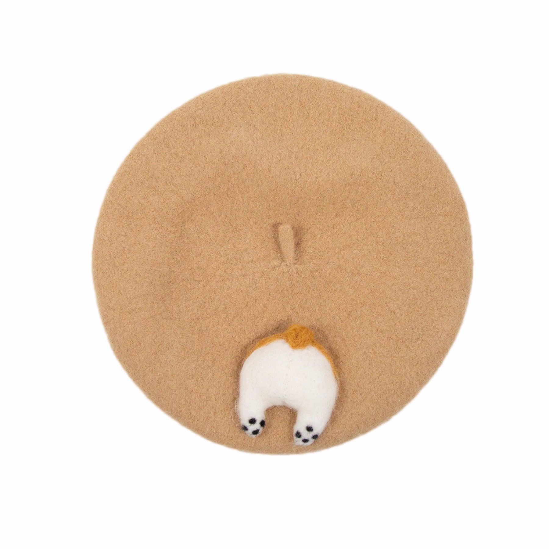 Corgi Wool Felt Artist Hat - NAYOTHECORGI