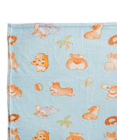 Super Soft Corgi Fleece Blanket