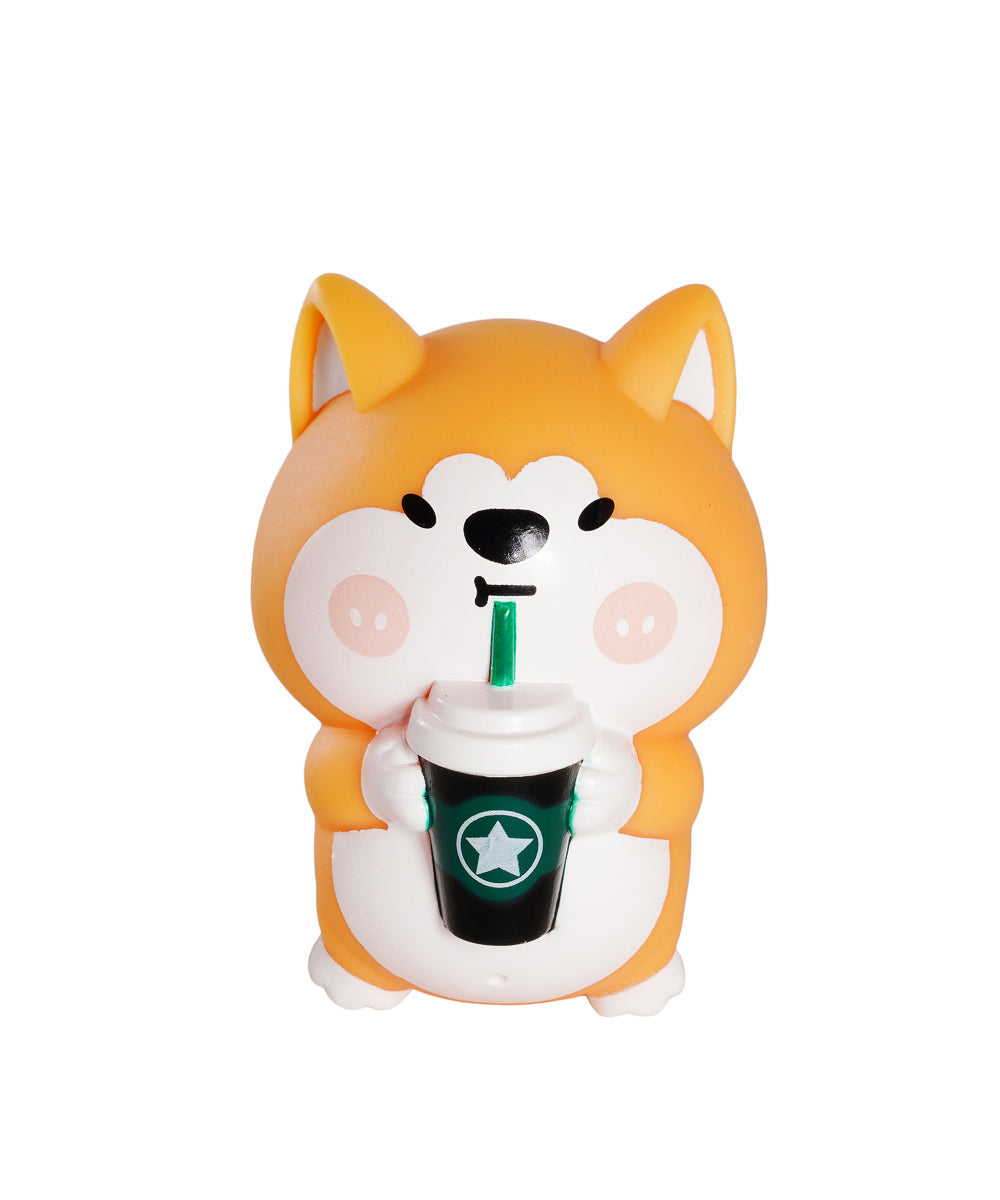 Shiba/Corgi Air Freshener Vent Clips - Drinking Starbucks - NAYOTHECORGI - Corgi Gifts -Corgi Gift
