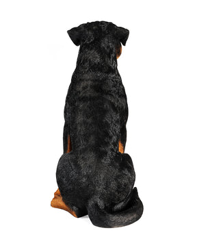 Rottweiler Statue 1:1 Real Size back view
