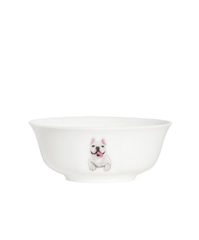 Pet Portrait Porcelain All Purpose Bowl - French Bulldog