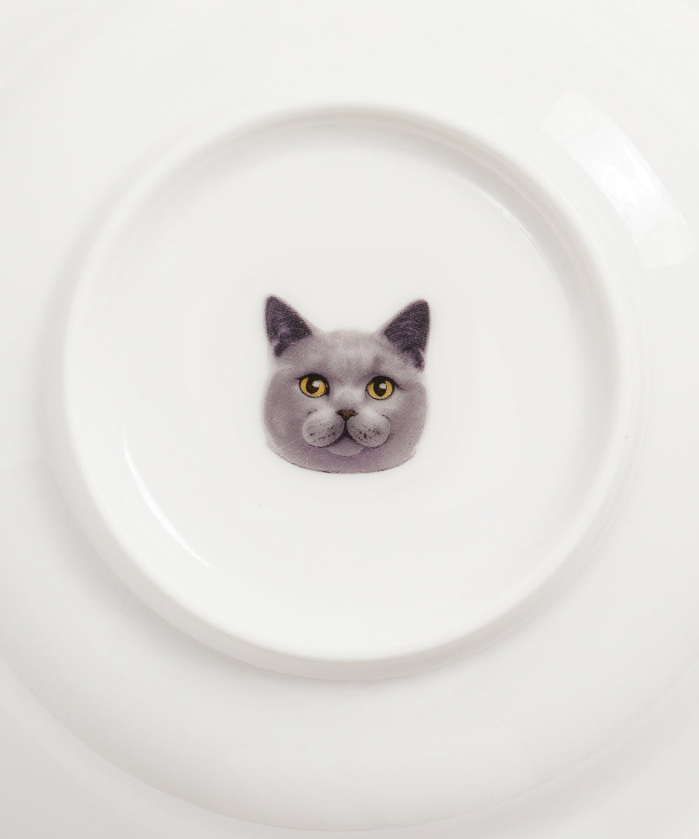 Pet Portrait Porcelain All Purpose Bowl - Chartreux