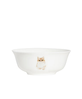 Pet Portrait Porcelain All Purpose Bowl - British Shorthair(Golden)