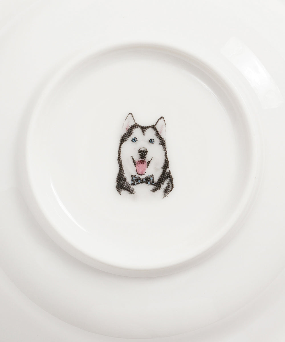 Pet Portrait Porcelain All Purpose Bowl - Husky