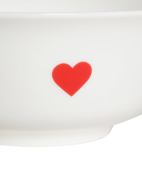 Pet Portrait Porcelain All Purpose Bowl - Poodle(Red)