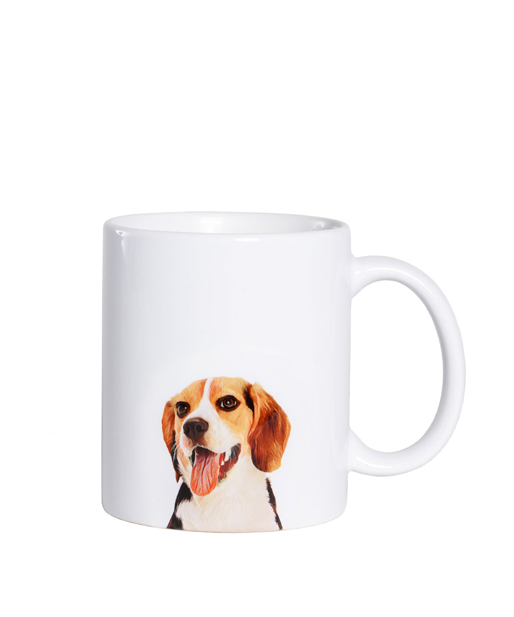 Pet Portrait Mug - "I Love" Collection - Beagle