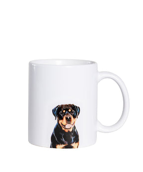 Pet Portrait Mug - "I Love" Collection - Rottweiler