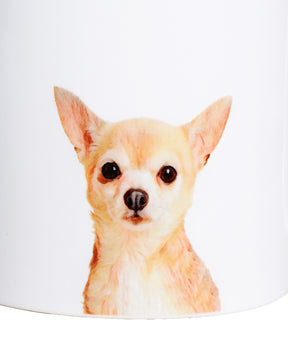 Pet Portrait Mug - "I Love" Collection - Chihuahua(Red)