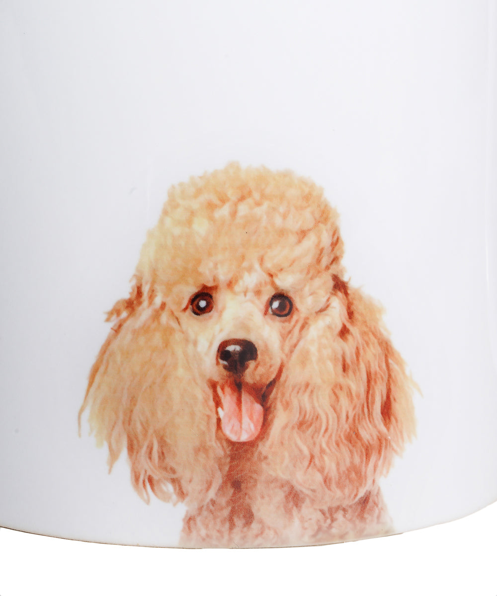 Pet Portrait Mug - "I Love" Collection - Poodle(Red)