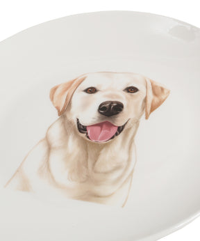Pet Portrait Porcelain Middle Print 6" Plate - Labrador