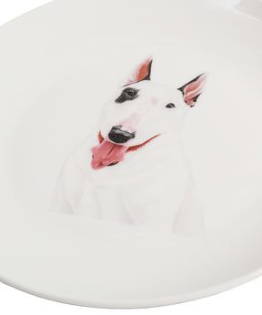 Pet Portrait Porcelain Middle Print 6" Plate - Bull Terrier