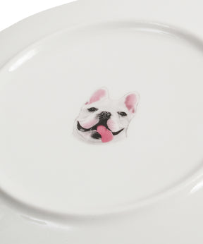 Pet Portrait Porcelain Middle Print 6" Plate - French Bulldog