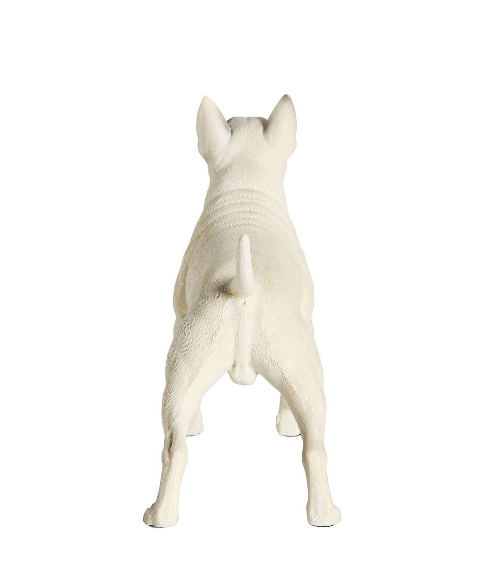 Handmade Custom Bull Terrier Statue 1:4 back view