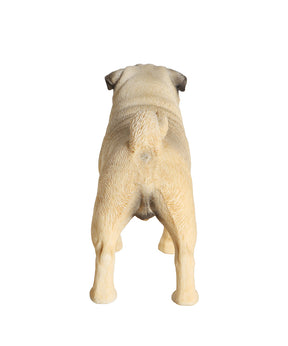 Custom Pug Statue 1:6 back view