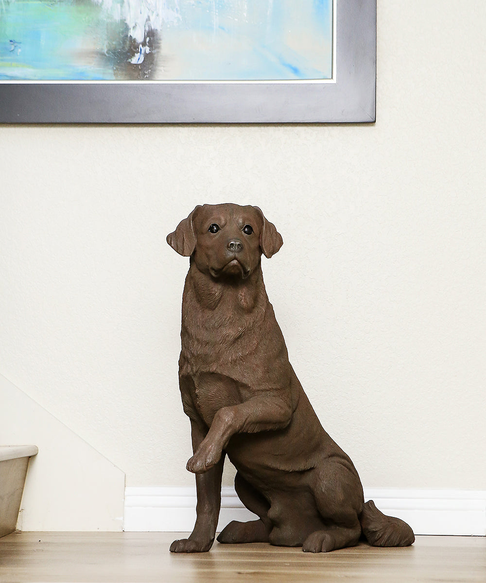 Custom Labrador Retriever Statue 1:1 in home