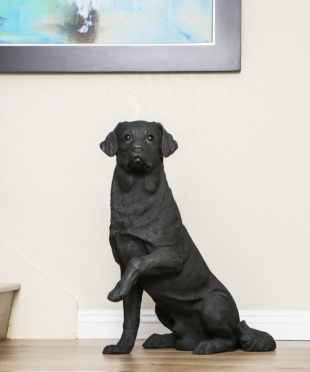 Custom Labrador Retriever Statue 1:1 in home