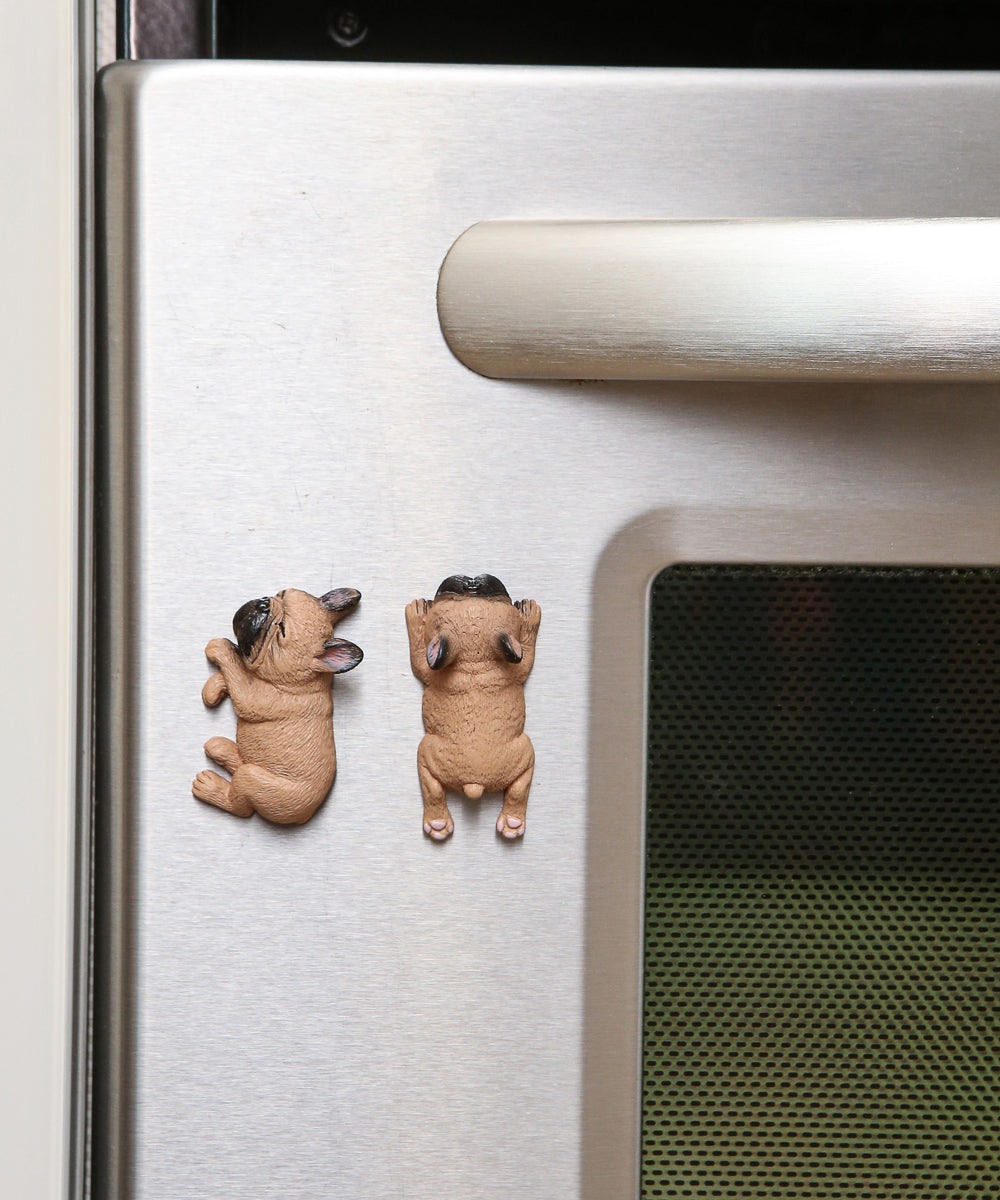 French Bulldog Sleeping Magnet on fridge
