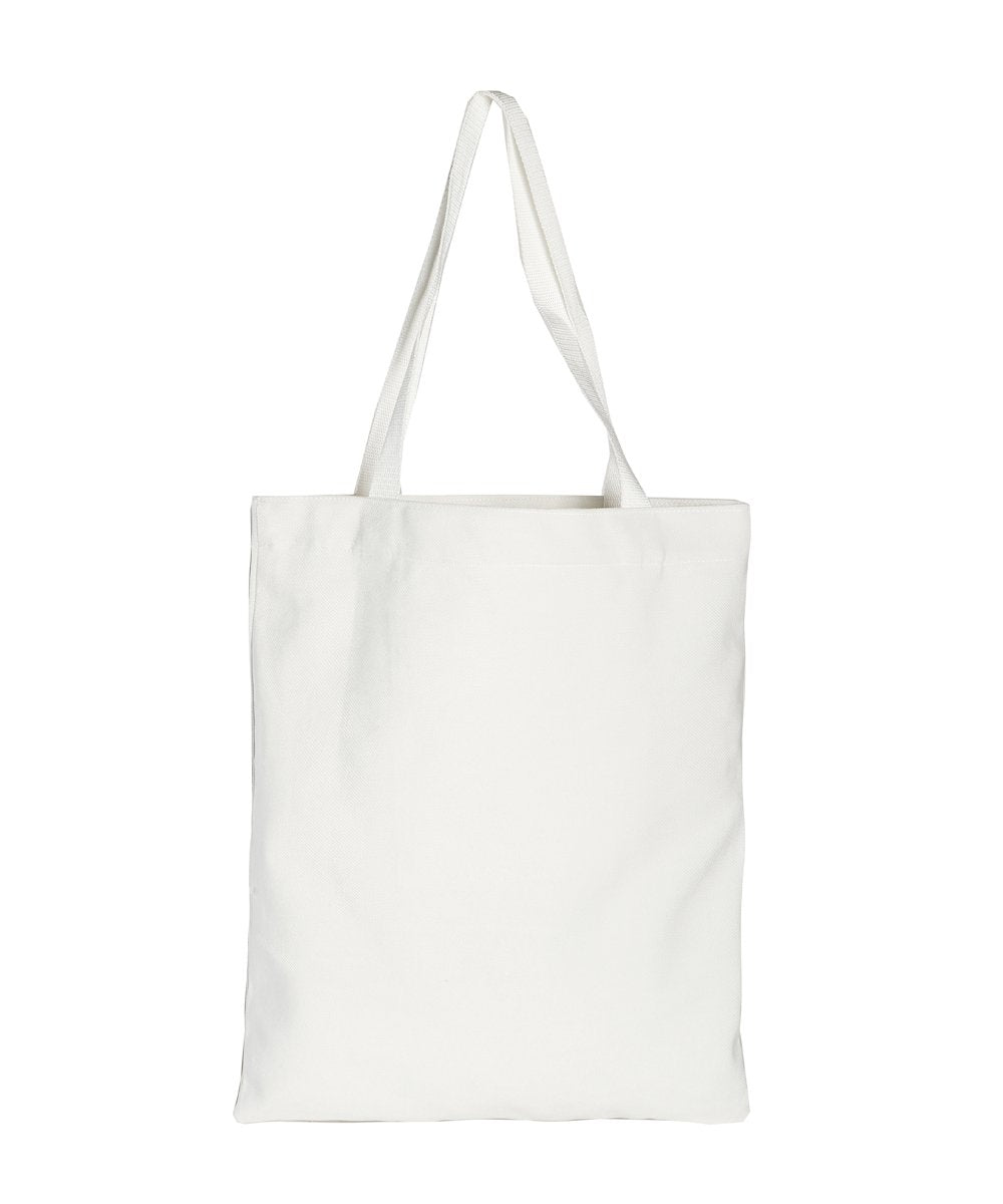 Art Canvas Bag - "I Love" Collection - Pomeranian(White) backside of bag