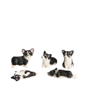 Mini Corgi Puppies Set