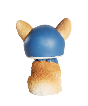 Dog Avengers Bobbling Head Decoration - Corgi back view
