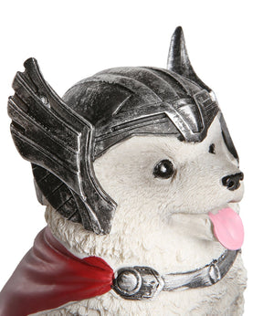 Dog Avengers Series Piggy Bank - Husky close up