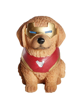 Dog Avengers Series Piggy Bank - Golden Retriever