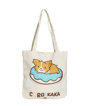 Corgi Desserts Canvas Bag - NAYOTHECORGI - Corgi Gifts -Corgi Gift