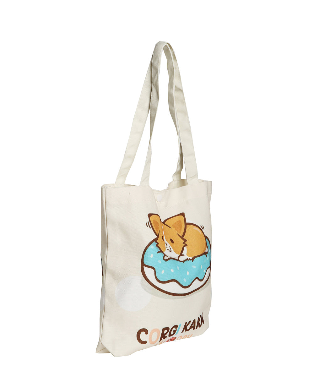 Corgi Desserts Canvas Bag - NAYOTHECORGI - Corgi Gifts -Corgi Gift