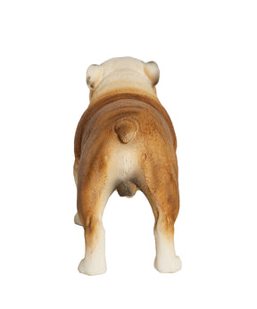 Custom English Bulldog Statue 1:6 back view