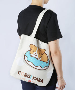 Corgi Desserts Canvas Bag - NAYOTHECORGI - Corgi Gifts -Corgi Gift