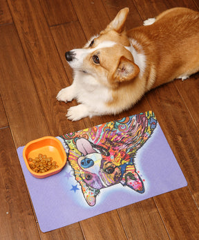 [ FOR DOGS] Artistic Pet Bowl Place Mat designed by Dean Russo BY Drymate - NAYOTHECORGI