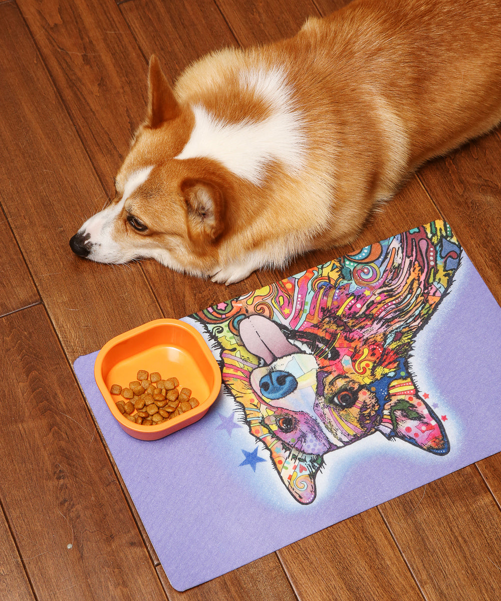 [ FOR DOGS] Artistic Pet Bowl Place Mat designed by Dean Russo BY Drymate - NAYOTHECORGI