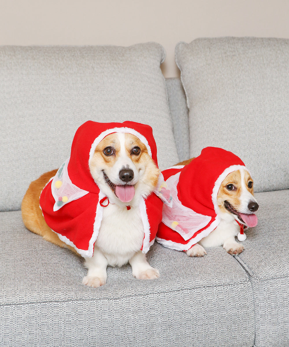 Pet Costume Christmas Cape 