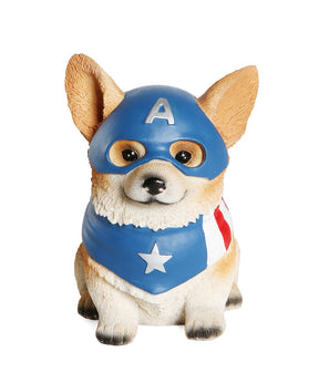 Dog Avengers Series Piggy Bank - Corgi