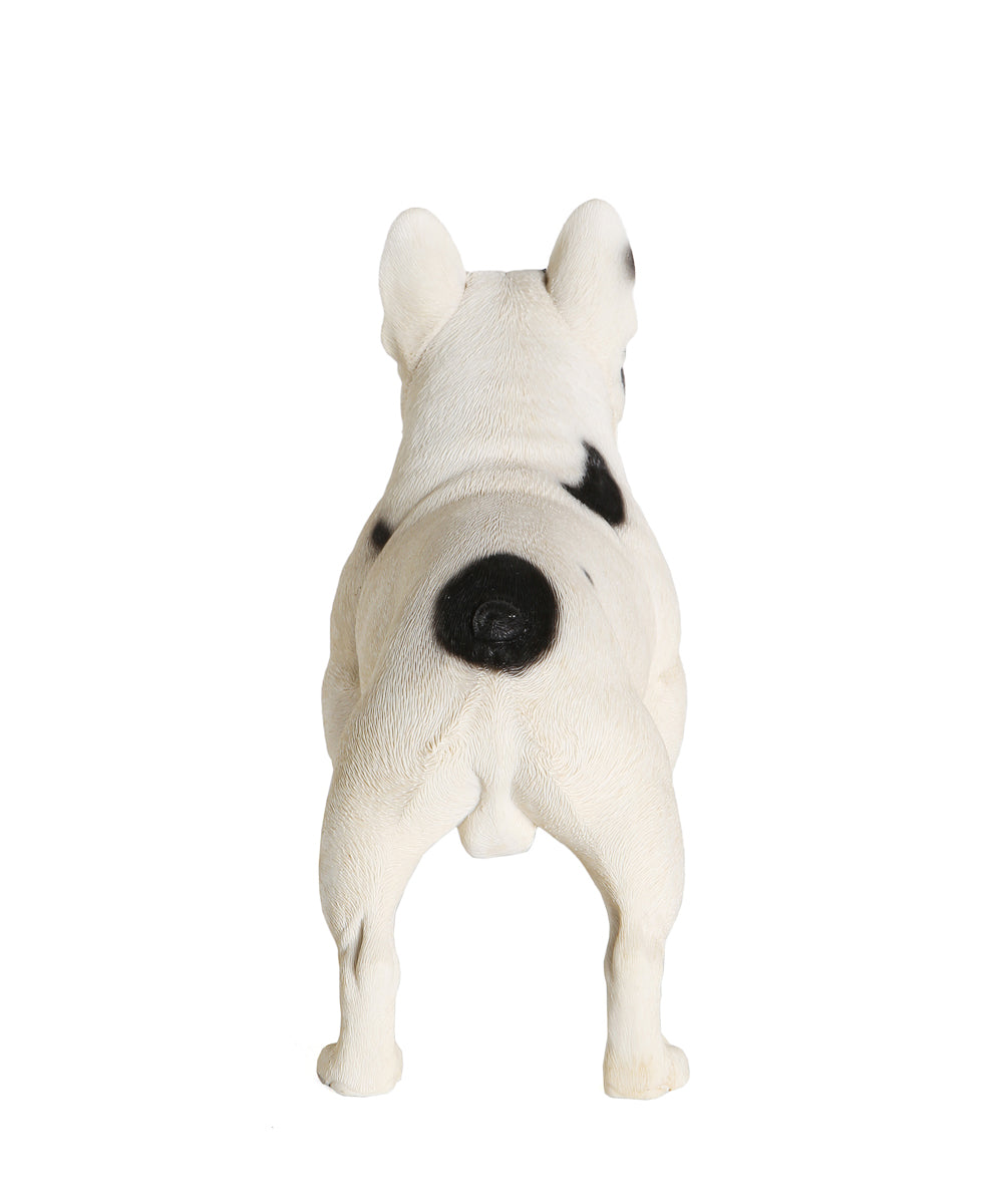 Handmade Custom French Bulldog Statue 1:4 back view
