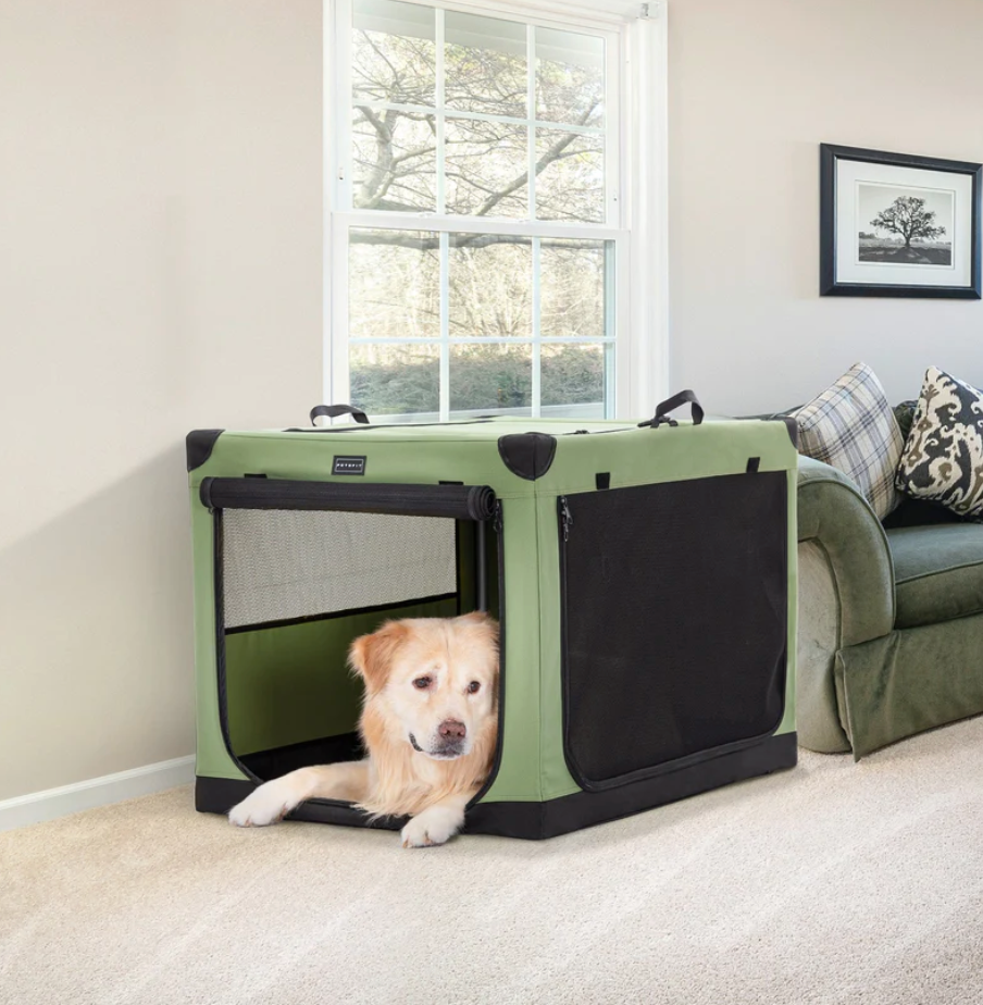 [PETSFIT]-Portable Soft Collapsible Dog Crate