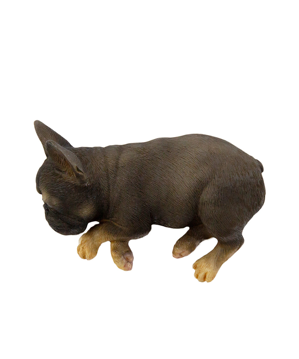 Handmade Sleeping French Bulldog Statue Set A 1:6