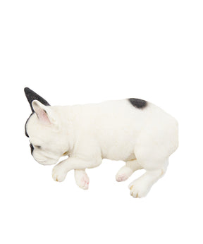 Handmade Sleeping French Bulldog Statue Set A 1:6