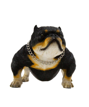 Handmade American Bully Exotic Statue 1:4 front view