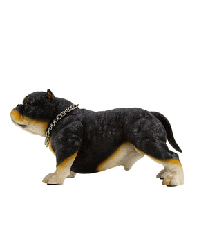 Handmade American Bully Exotic Statue 1:4 side view