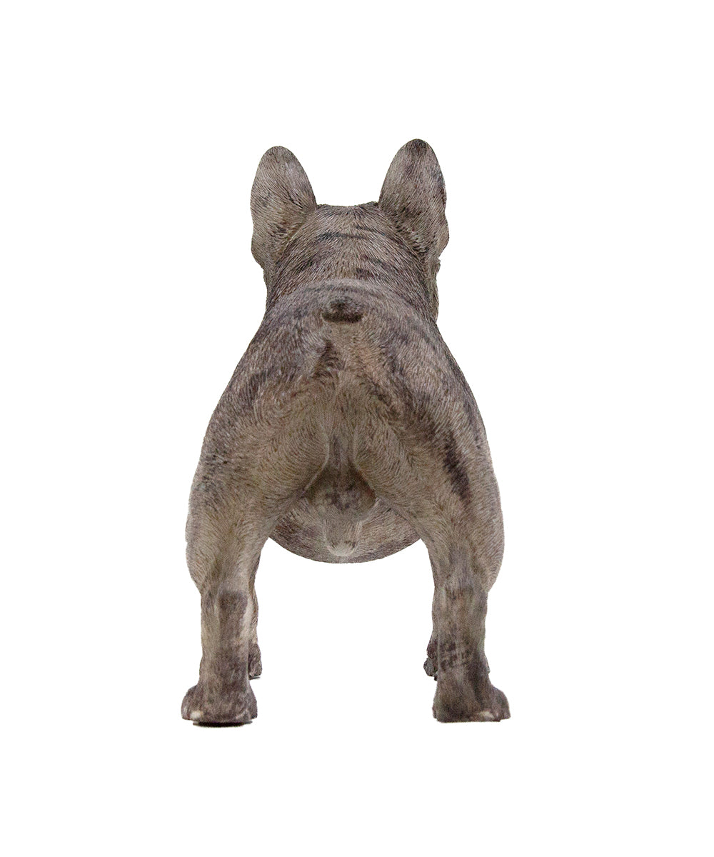 Handmade French Bulldog Statue 1:4 back view