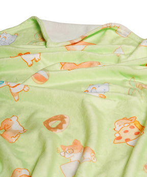 Super Soft Corgi Fleece Blanket