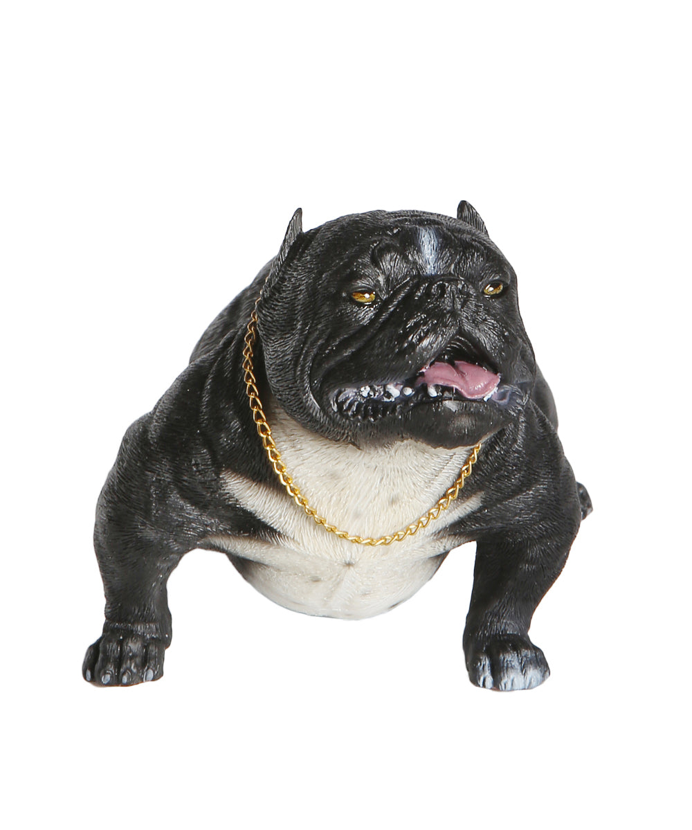 Handmade American Bully Exotic Statue 1:6 front view