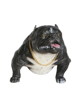 Handmade American Bully Exotic Statue 1:6 front view