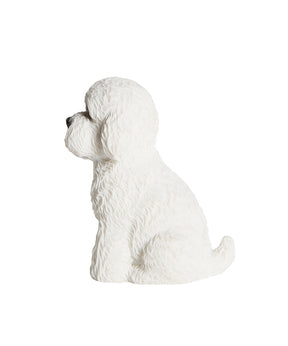 Handmade Mini Poodle Statue Set 1:6 side view