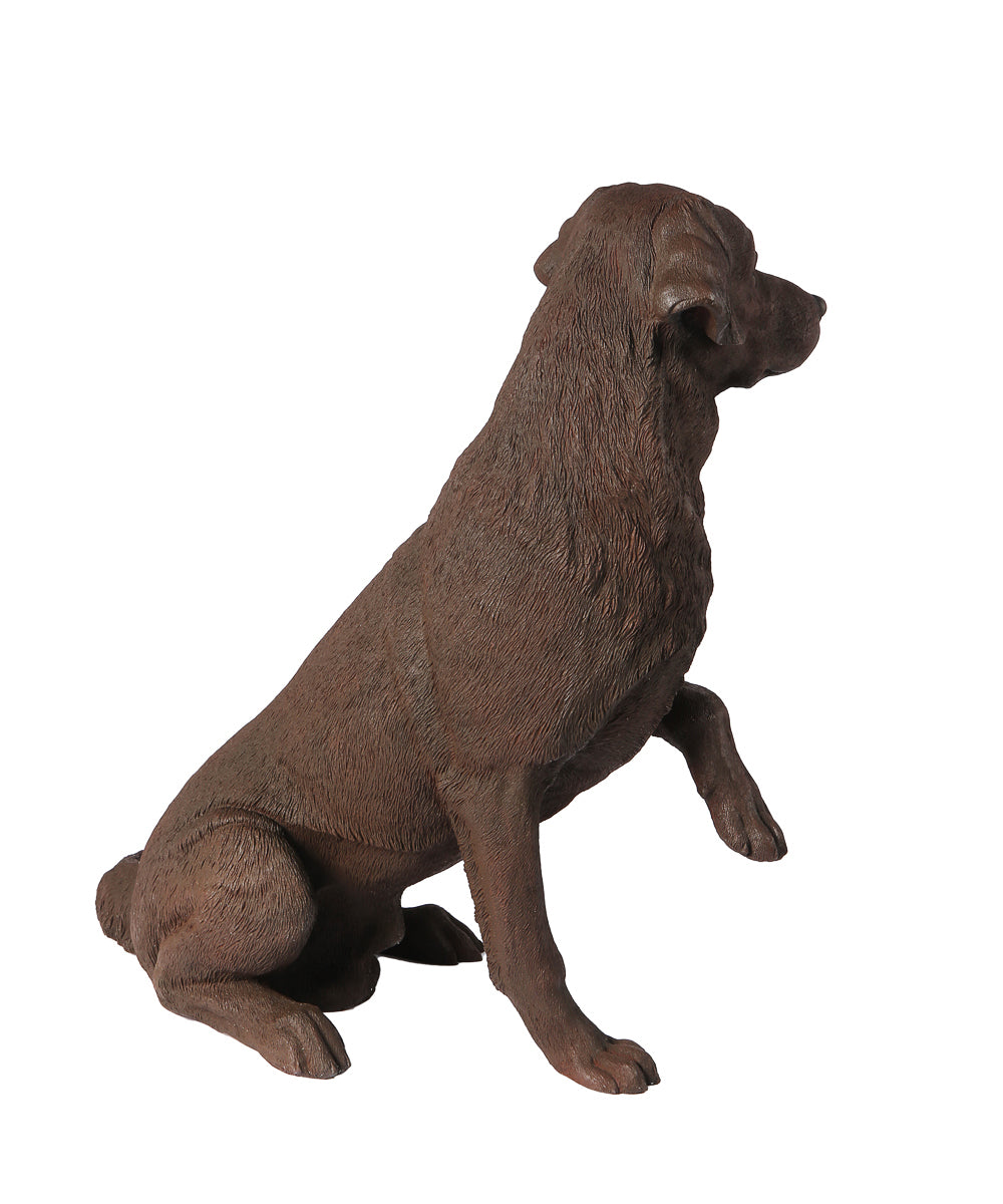 Handmade Labrador Retriever Statue 1:1 side view
