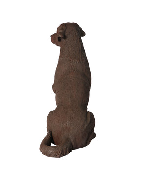 Handmade Labrador Retriever Statue 1:1 back view