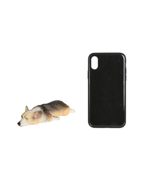Sleeping Corgi Magnet - downward facing